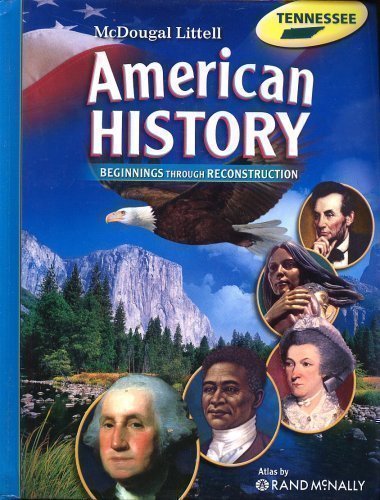 McDougal Littell Middle School American History: Student Edition Grades 68 Beginnings Through Reconstruction 2008,Used