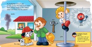 Fisher Price Let's Meet Firefighter Cheryl,Used