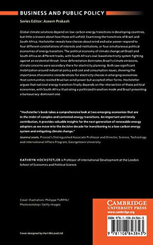 Political Economies of Energy Transition: Wind and Solar Power in Brazil and South Africa (Business and Public Policy),Used