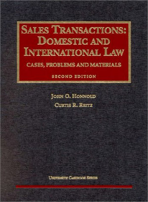 Sales Transactions (University Casebook Series),Used