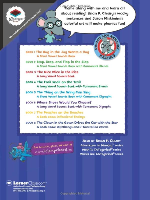 The Clown in the Gown Drives the Car with the Star: A Book about Diphthongs and RControlled Vowels (Sounds Like Reading ),Used
