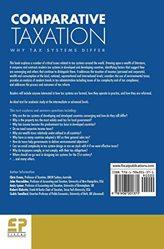 Comparative Taxation: Why Tax Systems Differ,Used