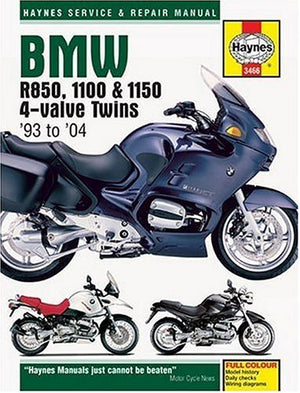 BMW R850, 1100 & 1150 4 Valvetwins 19932004 (Haynes Service And Repair Manual),New