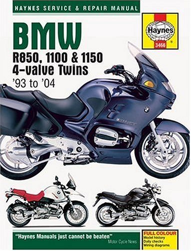 BMW R850, 1100 & 1150 4 Valvetwins 19932004 (Haynes Service And Repair Manual),Used