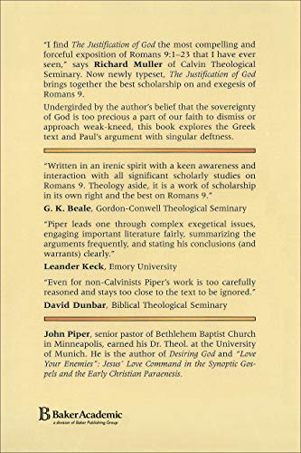 The Justification of God: An Exegetical and Theological Study of Romans 9:123,Used
