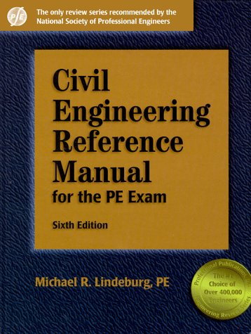 Civil Engineering Reference Manual for the Pe Exam (Engineering Reference Manual Series),New