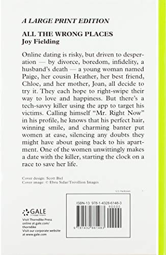 All the Wrong Places (Thorndike Press Large Print Basic),Used