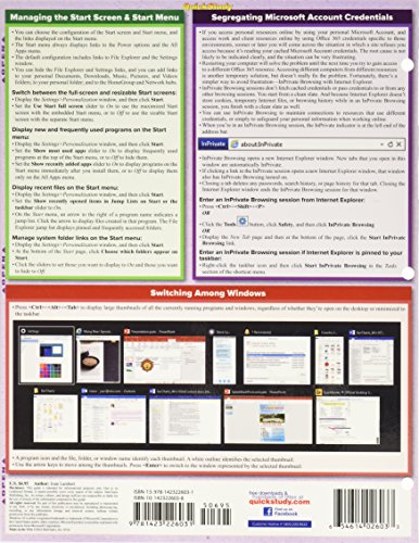 Microsoft Windows 10 Tips & Tricks (Quick Study Computer),Used