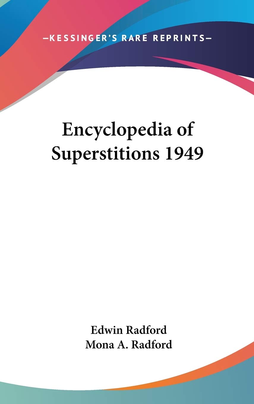 Encyclopedia of Superstitions 1949,Used