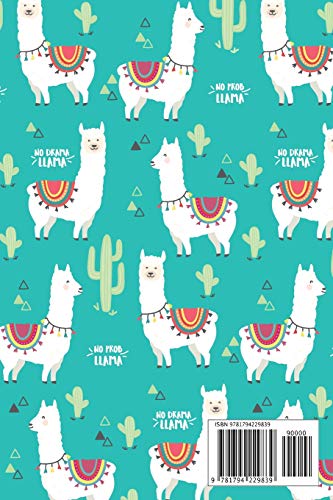 Address Book: Include Alphabetical Index With Alpaca seamless pattern cover,Used
