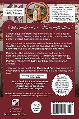 Mansfield Park and Mummies: Monster Mayhem, Matrimony, Ancient Curses, True Love, and Other Dire Delights