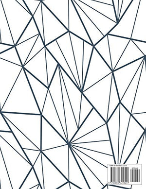 Graph Paper Notebook: Abstract Triangles Grid Paper Quad Ruled 5 Squares Per Inch Large Graphing Paper For Math Science 8.5