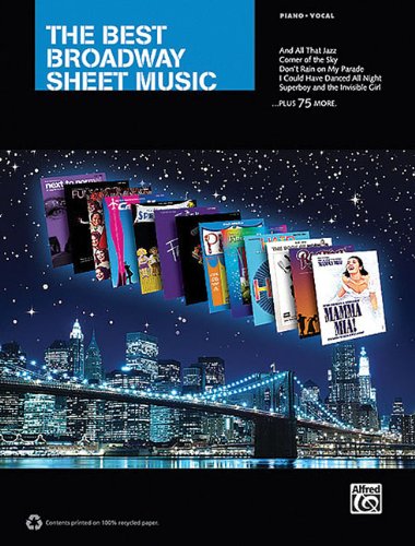 The Best Broadway Sheet Music,New
