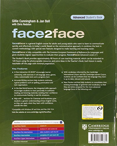 face2face Advanced Student's Book with CDROM,Used
