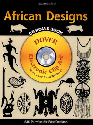 African Designs Cdrom And Book (Dover Electronic Clip Art),New