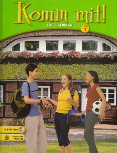 Komm Mit!: Holt German, Level 1,Used
