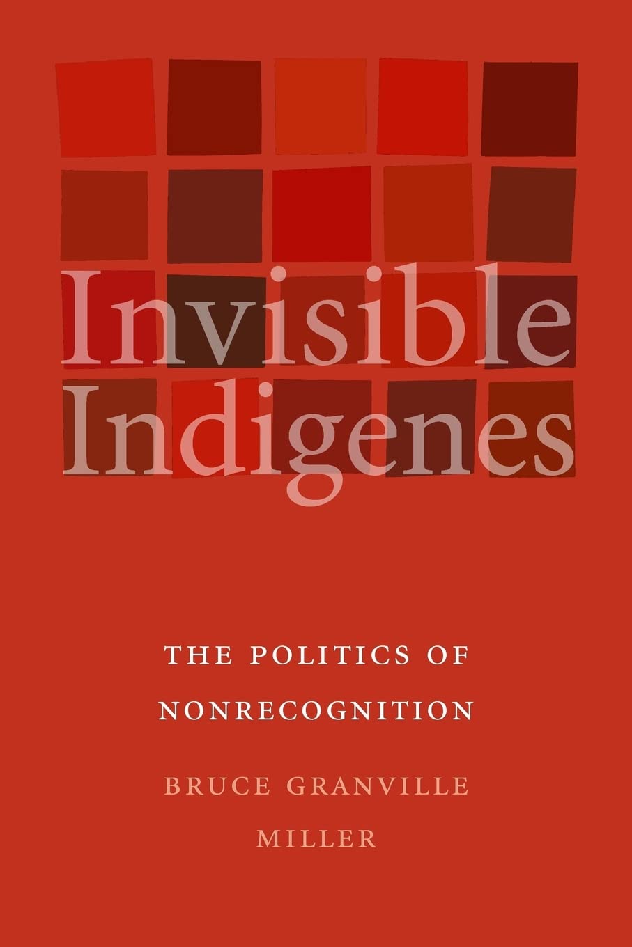 Invisible Indigenes: The Politics Of Nonrecognition,New