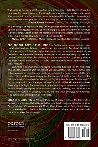 Everything in its Right Place: Analyzing Radiohead,Used