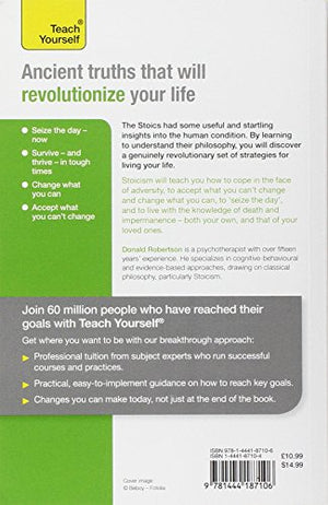 Stoicism and the Art of Happiness: A Teach Yourself Guide,Used