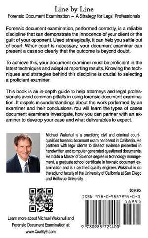 Line by Line: Forensic Document Examination  A Strategy for Legal Professionals,Used
