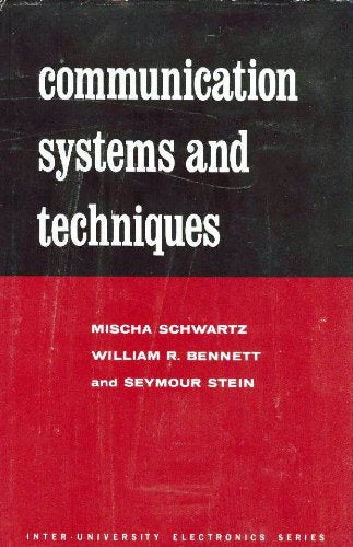Communication Systems And Techniques,Used