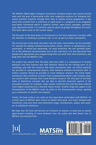 The MultiAgent Transport Simulation MATSim,Used