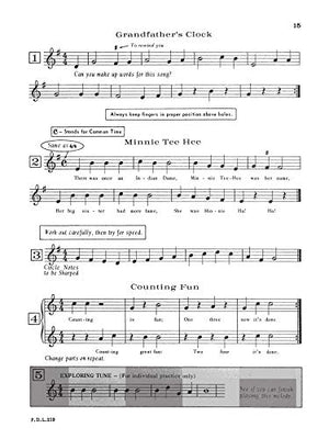 First Division Melody Instrument Method: Student's Book,Used