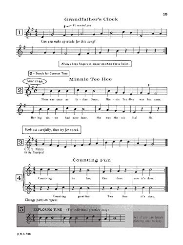 First Division Melody Instrument Method: Student's Book,Used