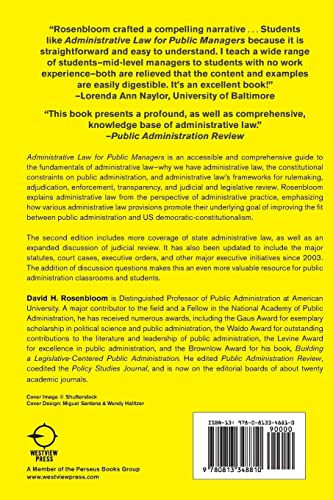 Administrative Law for Public Managers,New