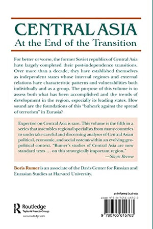 Central Asia at the End of the Transition,Used