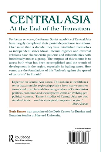 Central Asia at the End of the Transition,Used