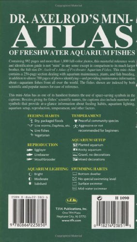 Dr. Axelrod's MiniAtlas of Freshwater Aquarium Fishes,Used