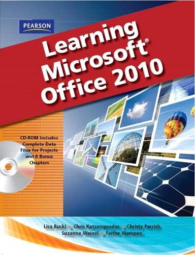 Learning Microsoft Office 2010, Standard Student Edition  Cte/School,Used