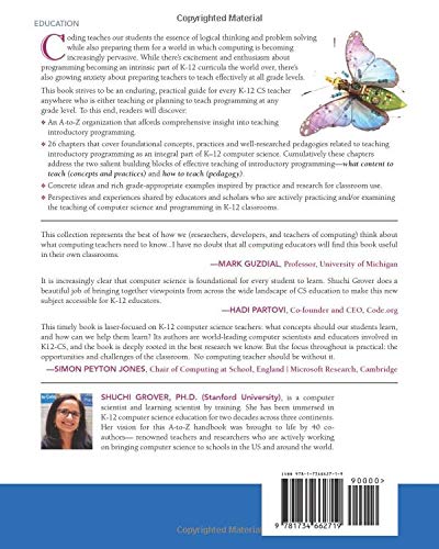 Computer Science in K12: An AtoZ Handbook on Teaching Programming (Black & White Edition),Used
