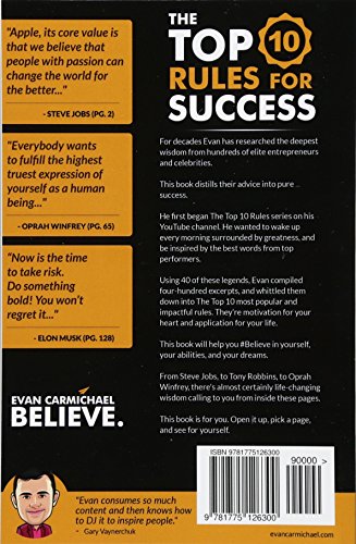 The Top 10 Rules for Success: Rules to succeed in business and life from Titans, Billionaires, & Leaders who Changed the World.,Used