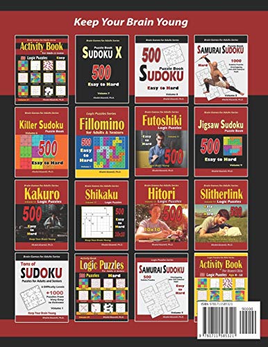 Samurai Sudoku for Adults & Seniors: 500 Easy to Hard Sudoku Puzzles Overlapping into 100 Samurai Style (Large Print Puzzles Ser,Used
