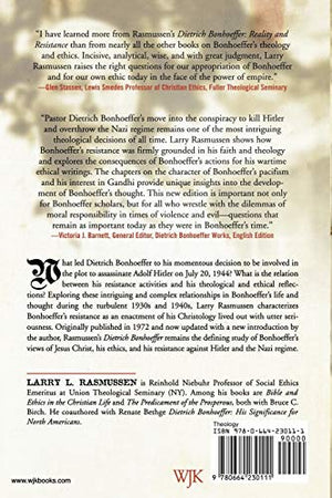 Dietrich Bonhoeffer: Reality And Resistance,Used