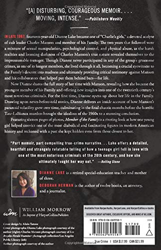 Member Of The Family: My Story Of Charles Manson, Life Inside His Cult, And The Darkness That Ended The Sixties,Used