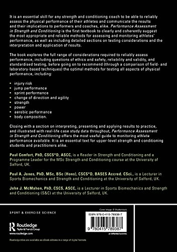 Performance Assessment in Strength and Conditioning,Used
