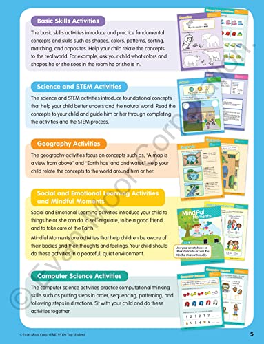 EvanMoor Top Student, Grade Pre K Workbook (EMC9319),Used