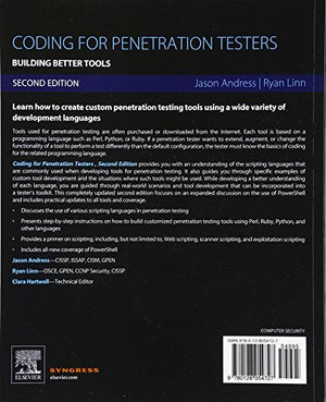Coding for Penetration Testers: Building Better Tools,Used