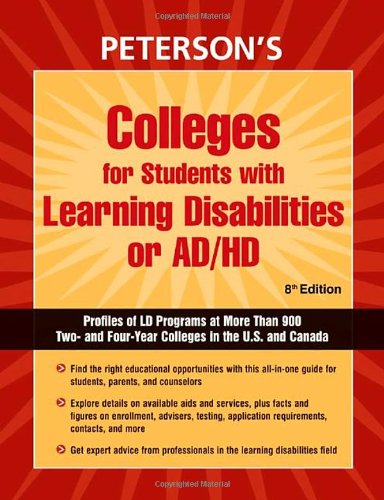 Colleges for Students with Learning Disabilities or AD/HD,Used