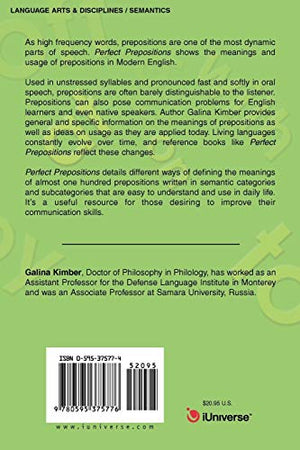 Perfect Prepositions: A Real Life Guide to Using English Prepositions,Used