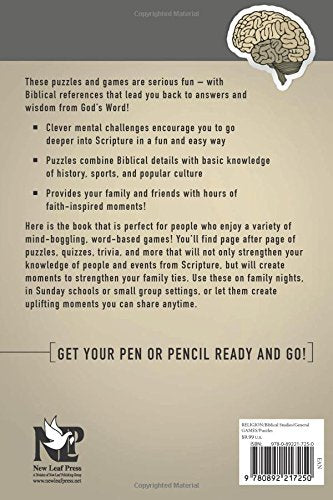 Bible Brainstorms: Word Games & Puzzles from the Gospels,Used