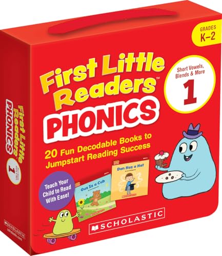 First Little Readers: Phonics Set 1 / Short Vowels, Blends & More (SingleCopy Set): 20 Decodable Books For Beginning Readers