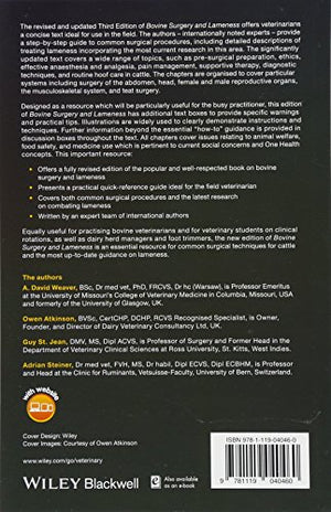 Bovine Surgery and Lameness,Used