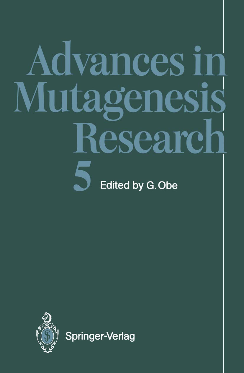 Advances in Mutagenesis Research (Advances in Mutagenesis Research, 5),Used