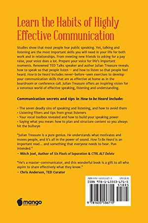 How to be Heard: Secrets for Powerful Speaking and Listening (Communication Skills Book),Used