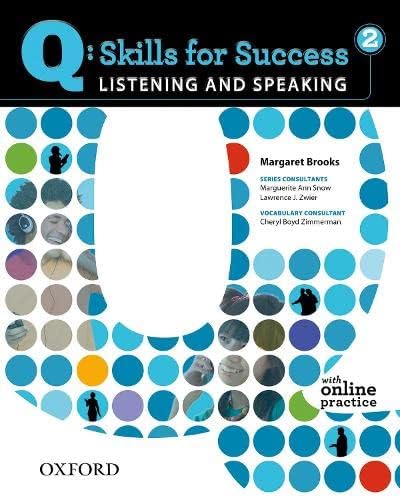 Q: Skills for Success 2 Listening & Speaking Student Book with Student Access Code Card,Used