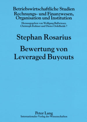 Bewertung Von Leveraged Buyouts (Betriebswirtschaftliche Studien) (German Edition),Used